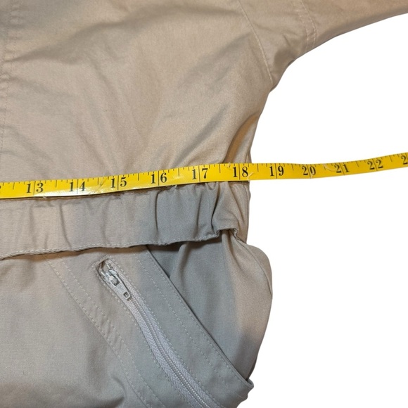 London Fog Women's All Weather Jacket Coat Hood Small Water Repellant Neutral - Picture 10 of 12